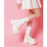 アイボリー(004) | 厚底レースアップ | ESPERANZA