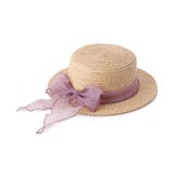 オーガンジーリボンカンカン帽子 | ESPERANZA | 詳細画像2 