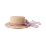 オーガンジーリボンカンカン帽子 | ESPERANZA | 詳細画像3 