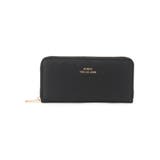 ブラック(019) | 角シボロングラウンド長財布 | ESPERANZA