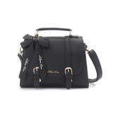 ブラック(019) | リボンチャーム付き3WAYサッチェル | ESPERANZA