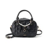 ブラック(019) | チャーム付き2WAYボストン | ESPERANZA