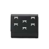 ブラック(019) | リボン三つ折り財布 | ESPERANZA