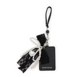 ブラック(019) | リボンチャームパスケース | ESPERANZA