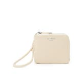 アイボリー(004) | 【新生活・新学期】L字ファスナー ミニ財布  | ESPERANZA