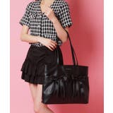 ブラック(019) | 【新生活・新学期】リボン使いトートバッグ | ESPERANZA