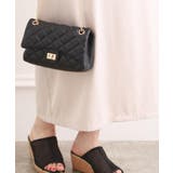 ブラック(019) | キルティングショルダーバッグ | ESPERANZA
