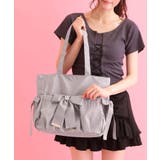 グレー(012) | キャリーオンベルト付リボントートバッグ | ESPERANZA