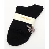 13色展開リボン付きメローリブクルーソックス 靴下 | ESPERANZA | 詳細画像1 