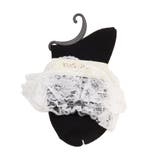 ブラック×ホワイト(901) | 2段レースソックス 靴下 | ESPERANZA