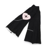 ブラック(019) | ハートクロスレッグカバー | ESPERANZA