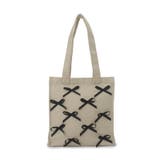 アイボリー(004) | 【A4対応】リボンキャンバストート | ITS'DEMO