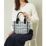 オフホワイト(203) | ストーン付きモールトート | ITS'DEMO