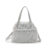 【2WAY】両あおりフェイクファートート | ITS'DEMO | 詳細画像1