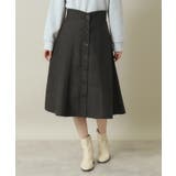 【後ろウエストゴム/手洗い可】ヘリンボーンスカート | ITS'DEMO | 詳細画像13