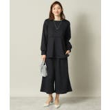 【手洗い可／後ろウエストゴム】裏起毛ガウチョパンツ | ITS'DEMO | 詳細画像2 