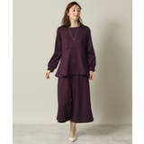 【手洗い可／後ろウエストゴム】裏起毛ガウチョパンツ | ITS'DEMO | 詳細画像6 