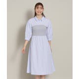 オフホワイト(303) | 【ビスチェ風コーデ】ドッキングワンピース | ITS'DEMO