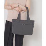 チャコールグレー(013) | 【A4対応/9ポケット】ふんわり軽量トート | ITS'DEMO