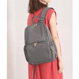 チャコールグレー(013) | 【13ポケット/A4対応】ツイル13Pミドルリュック | ITS'DEMO