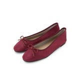 ボルドー(064) | 【6色展開】ラウンドフラットシューズ | ITS'DEMO