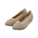 ベージュ(252) | ポインテッドニットパンプス | ITS'DEMO