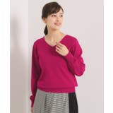 【縮みに強い／洗濯機OK】Vネックニットプルオーバー | ITS'DEMO | 詳細画像17 