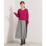 【縮みに強い／洗濯機OK】Vネックニットプルオーバー | ITS'DEMO | 詳細画像18 