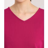 【縮みに強い／洗濯機OK】Vネックニットプルオーバー | ITS'DEMO | 詳細画像27 