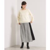 【縮みに強い／洗濯機OK】編地切替ニットプルオーバー | ITS'DEMO | 詳細画像6 