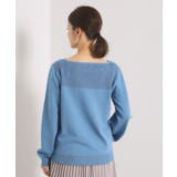 【縮みに強い／洗濯機OK】編地切替ニットプルオーバー | ITS'DEMO | 詳細画像26 