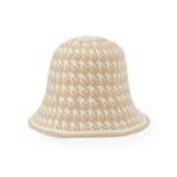 ベージュ(352) | 【手洗い可】千鳥柄サーモハット | ITS'DEMO