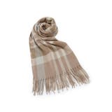 ベージュ(252) | 【洗濯可】クリーミータッチ60幅チェックストール | ITS'DEMO