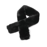 ブラック(019) | 【6色展開】ミニファーマフラー | ITS'DEMO