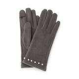 グレー(012) | 【手洗い可】フェイクパール付きジャージグローブ | ITS'DEMO