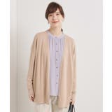 ベージュ(052) | 【手洗い可/アンチピリング】着流しカーディガン | ITS'DEMO