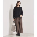 【静電気防止/手洗い可】クリーミータッチクルーネックニット | ITS'DEMO | 詳細画像10