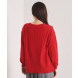 【静電気防止/手洗い可】クリーミータッチクルーネックニット | ITS'DEMO | 詳細画像31