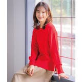 【静電気防止/手洗い可】クリーミータッチクルーネックニット | ITS'DEMO | 詳細画像1