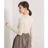 【手洗い可】ラメリブボトルネックニット | ITS'DEMO | 詳細画像1 