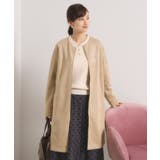 ベージュ(052) | カットスエード調コート | ITS'DEMO