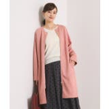 ピンク(071) | カットスエード調コート | ITS'DEMO