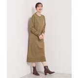 【縮みに強い/洗濯機OK】ヘンリーネックニットワンピース | ITS'DEMO | 詳細画像10