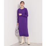 【縮みに強い/洗濯機OK】ヘンリーネックニットワンピース | ITS'DEMO | 詳細画像14