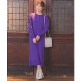 【縮みに強い/洗濯機OK】ヘンリーネックニットワンピース | ITS'DEMO | 詳細画像2