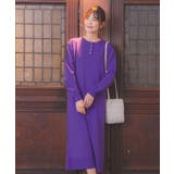 【縮みに強い/洗濯機OK】ヘンリーネックニットワンピース | ITS'DEMO | 詳細画像1