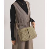 グレージュ(050) | 【10ポケット】収納アドバイザーキルトミニショルダー | ITS'DEMO