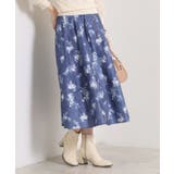 【手洗い可／ウエストゴム】フロントジップデニム風スカート | ITS'DEMO | 詳細画像12 