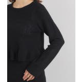 【手洗い可／セットアップ可】柄編みニットプルオーバー | ITS'DEMO | 詳細画像13 