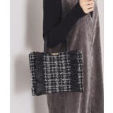 ブラック(019) | フリルツイードミニトート | ITS'DEMO